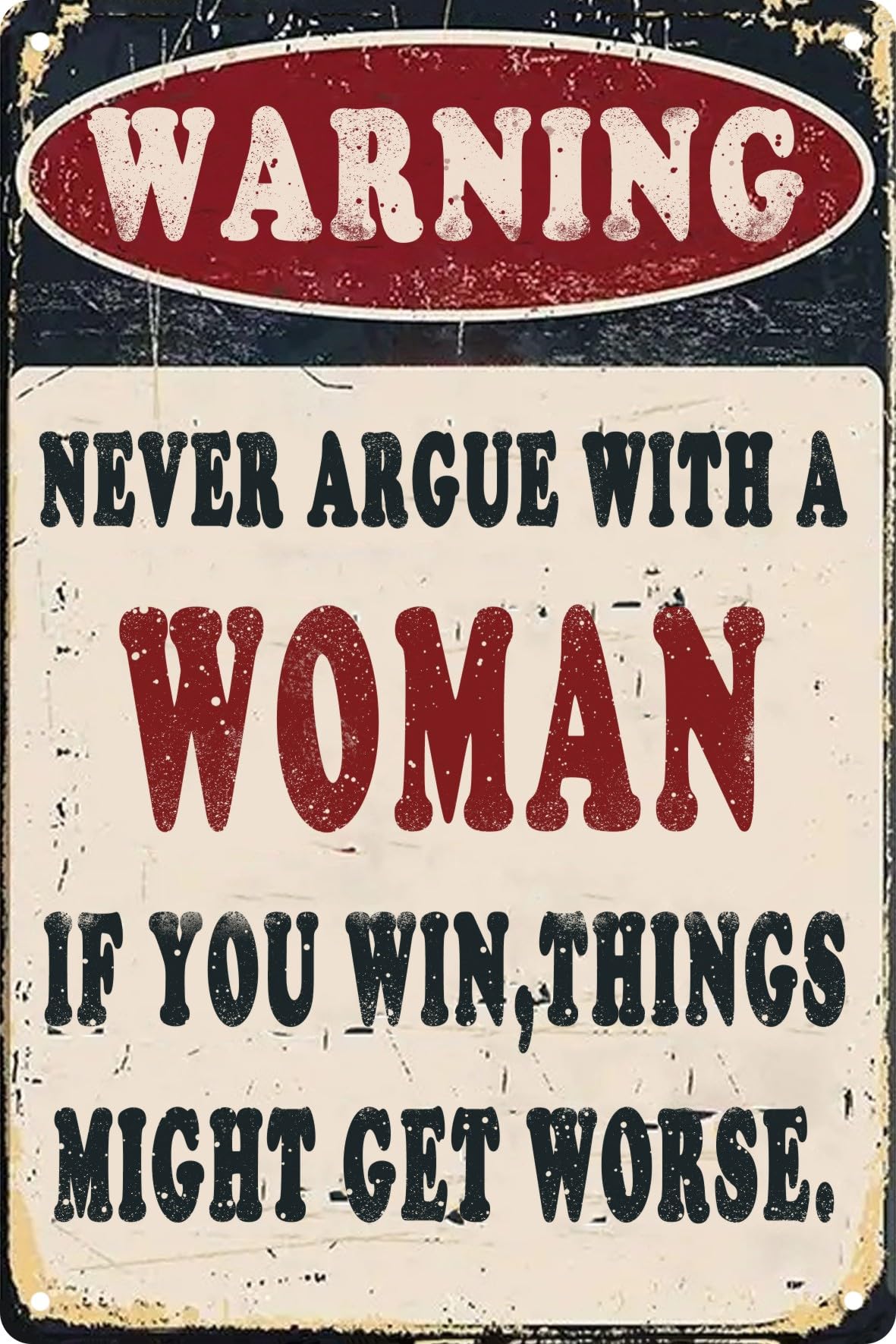 CSWLJS Beware Of Bob Funny Metal Tin Sign Novelty Vintage Plaque Decor 8x12 In