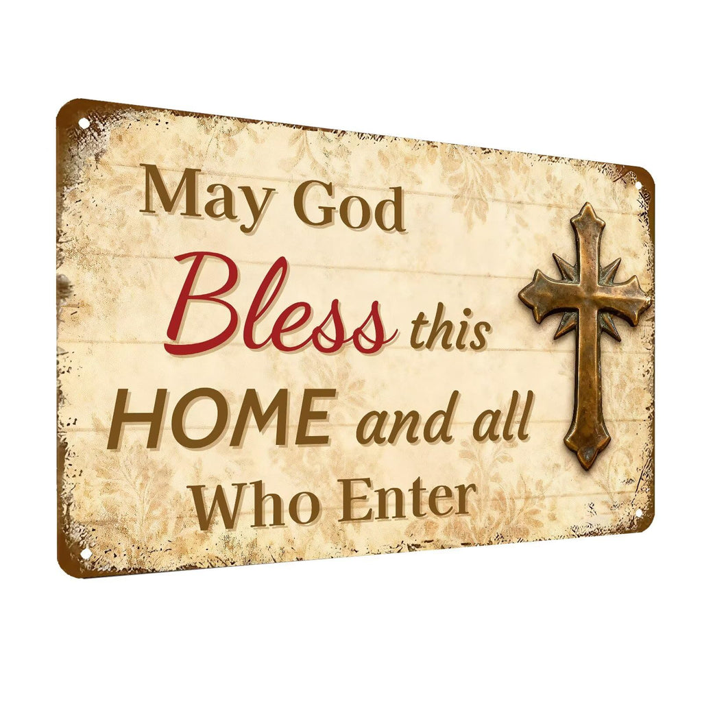 Inspirational Bible Verse Sign God Says You Are Metal Tin Signs Bird Print Christian Gift Quotes Poster for Church Prayer Room Office Decor 8x12 Inch