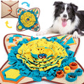 AWOOF Pet Snuffle Mat for Dogs, Interactive Feed Game for Boredom, Encourages Natural Foraging Skills for Cats Dogs Bowl Travel Use, Dog Treat Dispenser Indoor Outdoor Stress Relief