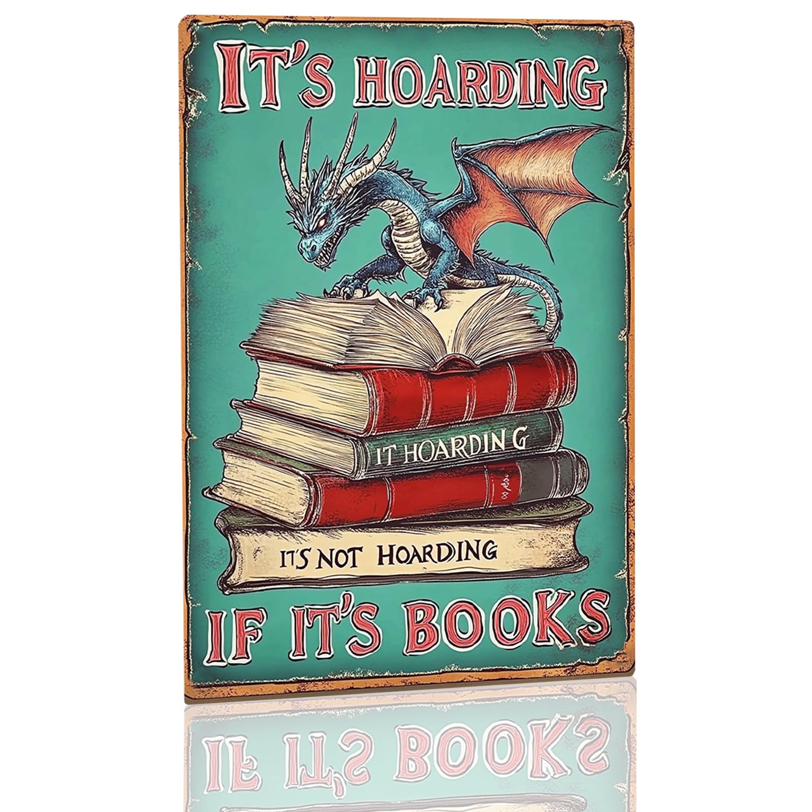 Metal Sign Easily Distracted By Cats & Garden Vintage Retro Aluminum Tin Sign for Garden, Kitchen, Office, Home, Bar, Cafe Decor 8x12 Inch