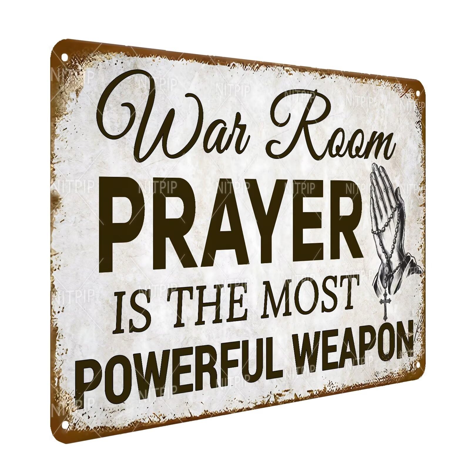 Psalm 51：10 Metal Tin Sign Bible Verse Metal Sign Art Decor - Christian Wall Art Faith Metal Tin Sign Prayer Religious Sign for Home Decor 8x12 Inch