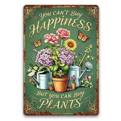 Bee Hive Aluminum Tin Sign, Inspirational Quote Wall Art, Rustic Farmhouse Decor for Home Kitchen Garden Porch, Waterproof Indoor Outdoor Plaque 12x8Inch