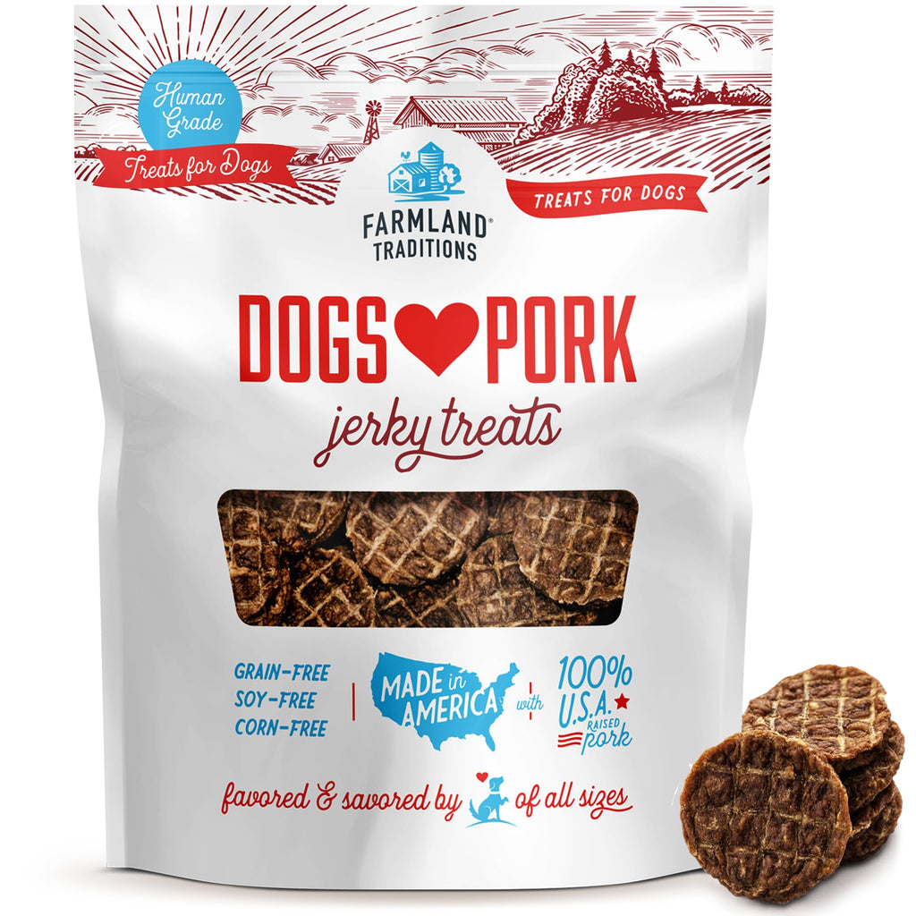 Farmland Traditions Filler Free Dogs Love Chicken Premium Jerky Treats for Dogs, 3 lb. Bag