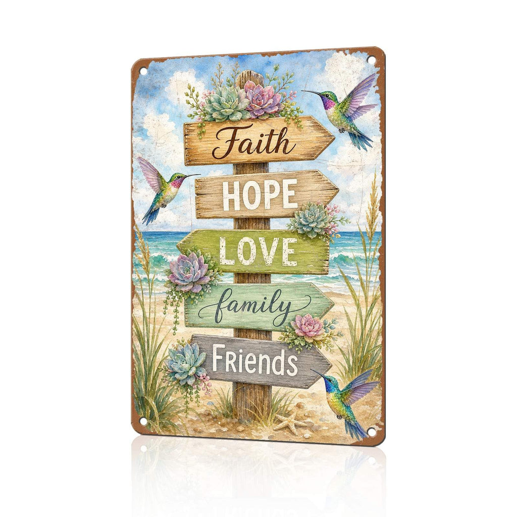 Dragonfly Metal Signs Flower Metal Decor The Best Things in Life Tin Signs Inspirational Quotes Wall Decor For Home Living Room Bedroom Cafe Kitchen Bar Farmhouse 12 * 8In