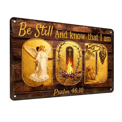 Inspirational Bible Verse Sign God Says You Are Metal Tin Signs Bird Print Christian Gift Quotes Poster for Church Prayer Room Office Decor 8x12 Inch
