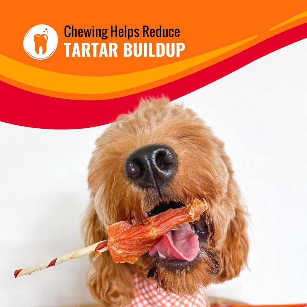 Good ‘n’ Fun Triple Flavor Wings Chews for All Dogs, Treat Your Dog to Long-Lasting Chews Made with Chicken, Beef Hide and Pork Hide, 8 oz