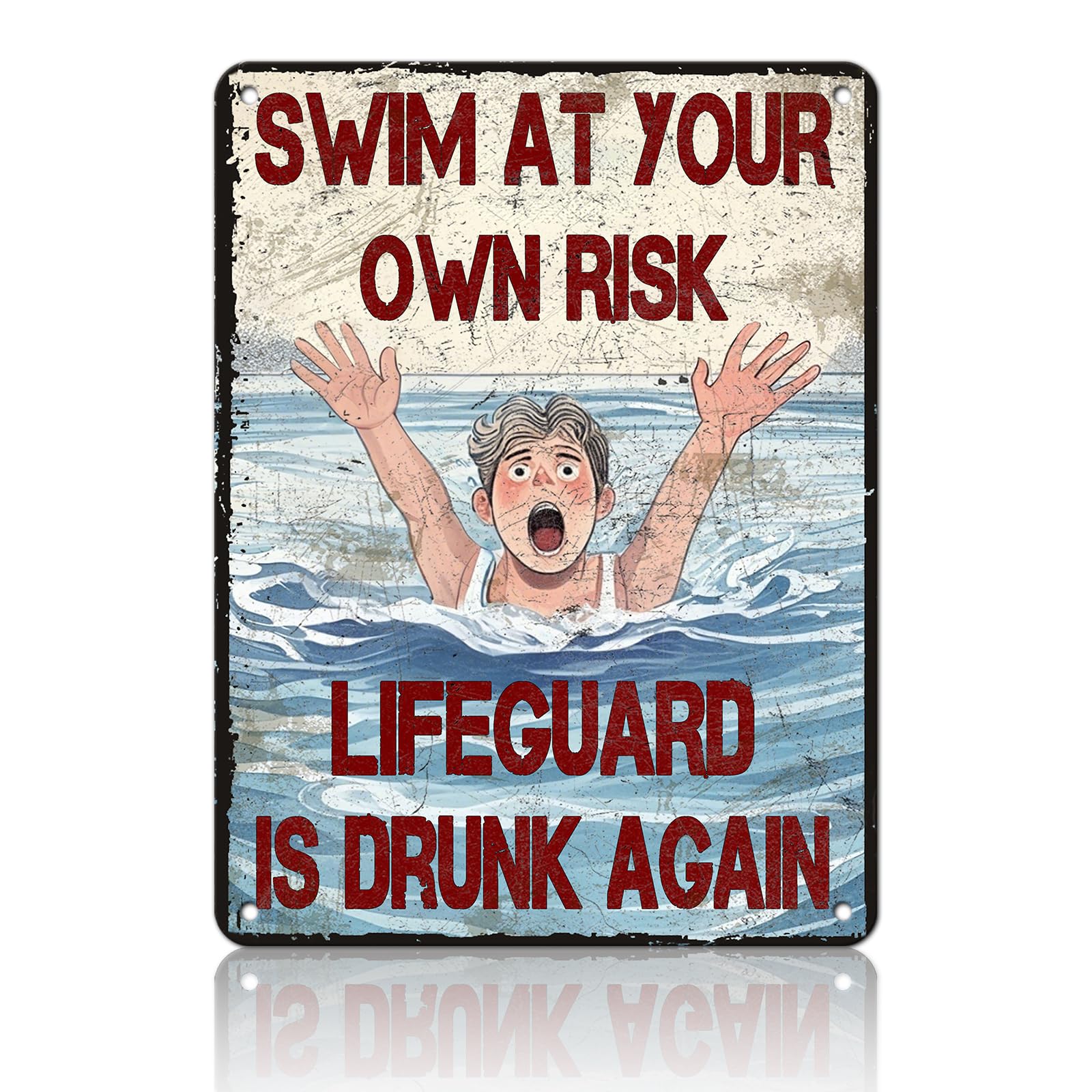 Beach Metal Sign Some Girls Are Just Born With The Beach In Their Souls Tin Sign Home Bar Pub 8x12 Inch Wall Decor