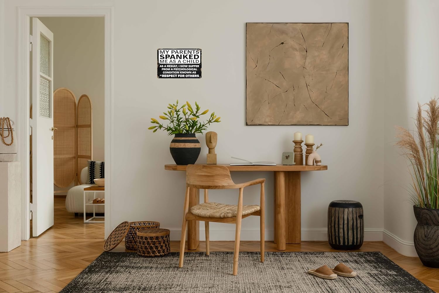 Sarcastic Metal Vintage Sign Respect Others Funny Poster For Outdoor Wall Decor Street Yard Porch Garage Cafe Bar Club Farm Garden Countryside Man Cave Store Art Tin Sign Holiday Gift 8x12 in