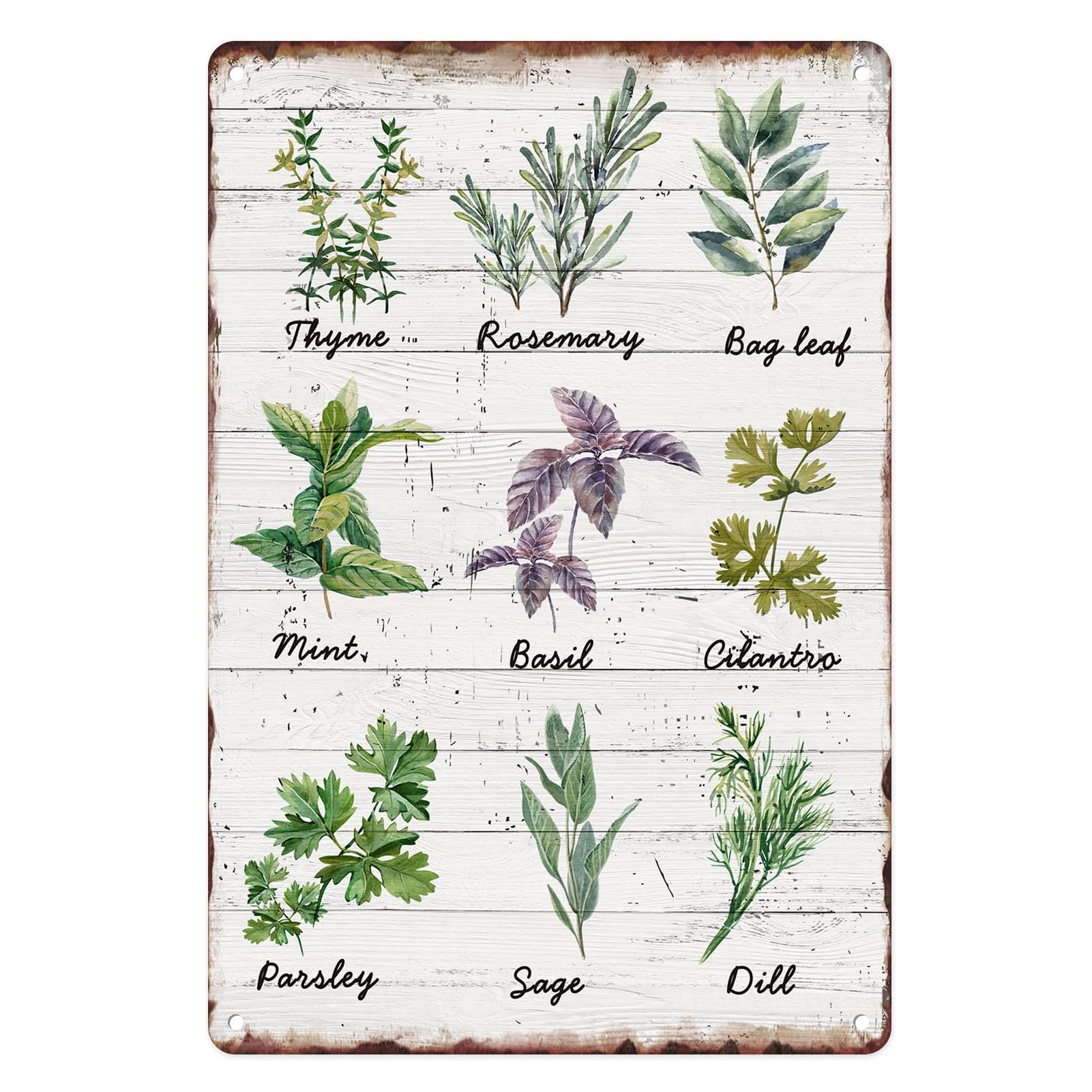 Sanwarm Metal Sign 8X12 Inch, Chickadee Bird Chickadee Retro Wildlife Vintage Tin Sign Wall Art Decor for Home, Living Room, Kitchen, Garden, Bedroom, Office, Hotel, Cafe And Pub Decoration