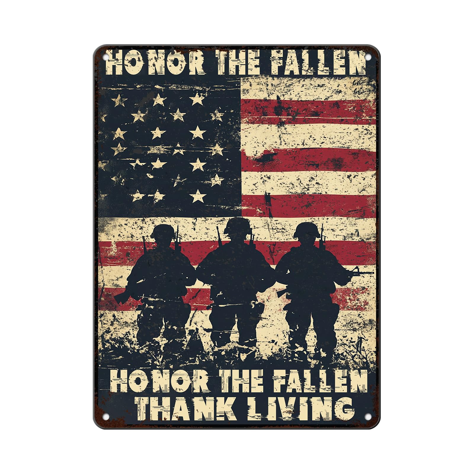 Patriotic Metal Tin Sign Funny American Patriotic Man Tin Sign American Flag Sign 4th of July Vintage Metal Poster Wall Decor for Man Cave Bar Party Garage Outdoor 8x12 Inch