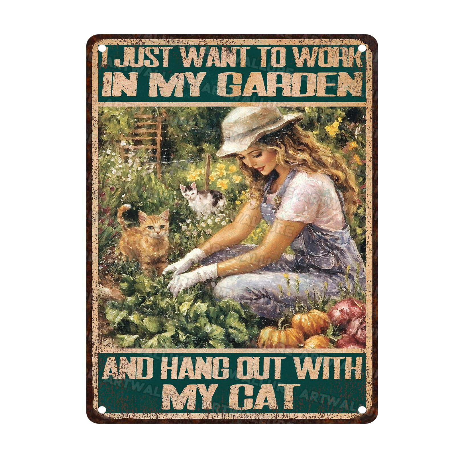 Vintage Rustic Botanical Garden Decor Metal Tin Sign Dragonfly Flower Wall Art Plaque Gifts For Women Mom Plant Lover Outdoor Patio Sunroom Backyard Porch 8x12 Inch