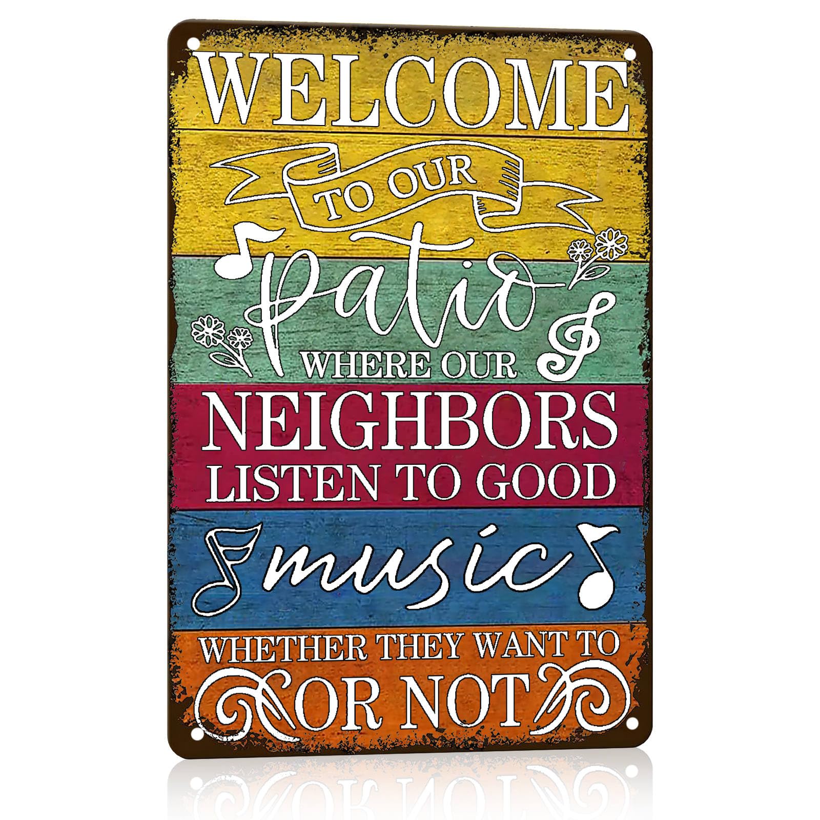 Outdoor Patio Wall Decor Patio Signs For Outside Porch Signs Outdoor Backyard Decorations Welcome Hanging Sign Relax Unwind You're On Patio Time Sign Patio Gifts For Men Home Bar Accessories 8x12 Inch