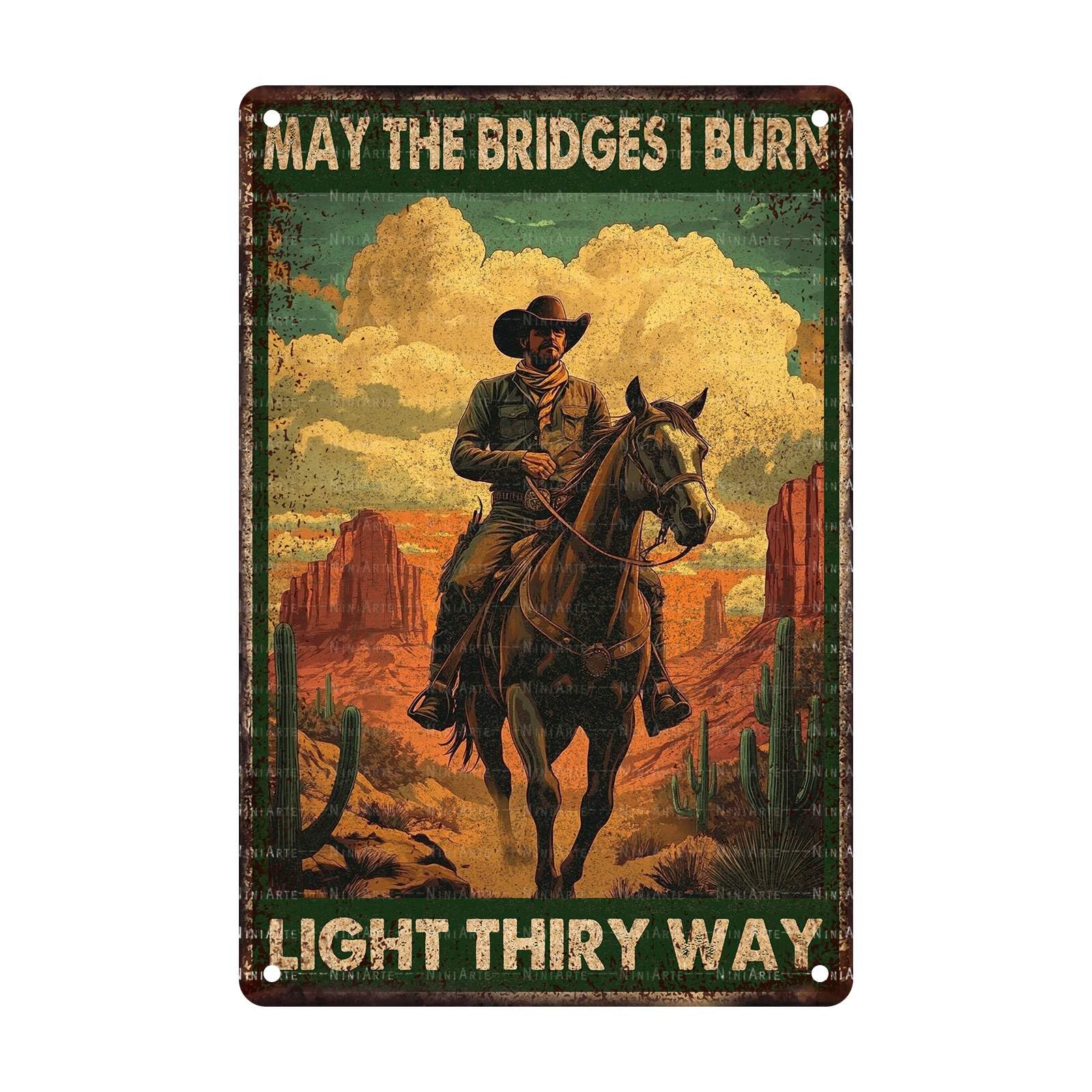 Vintage Cowgirl Tin Sign Are Always Good For The Soul Metal Sign for Home Garden Plaque Yard Patio Porch Farmhouse Cafe Bar Living Room Bedroom Office Garage Man Cave 8x12Inch