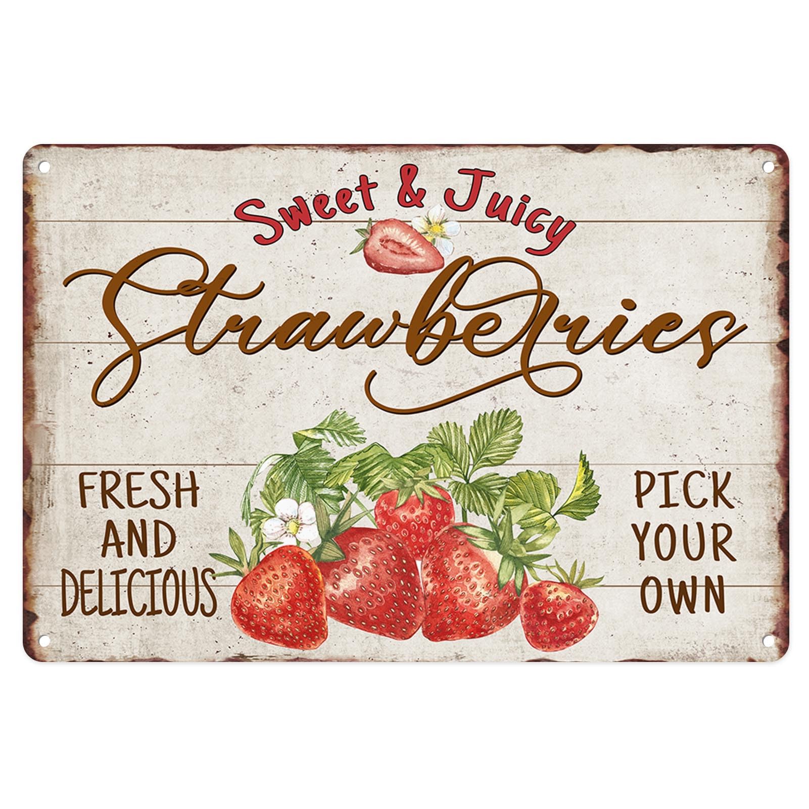 Sanwarm Metal Sign 8X12 Inch, Chickadee Bird Chickadee Retro Wildlife Vintage Tin Sign Wall Art Decor for Home, Living Room, Kitchen, Garden, Bedroom, Office, Hotel, Cafe And Pub Decoration