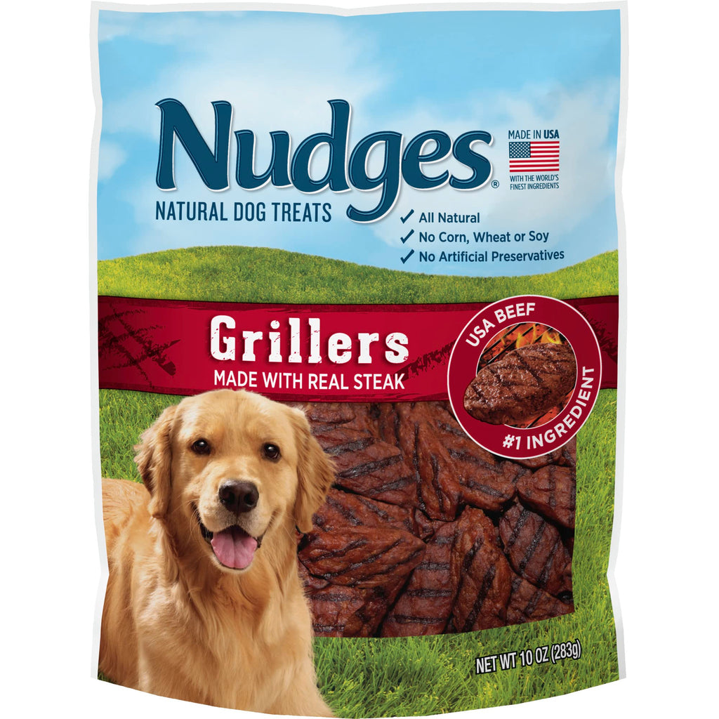 Blue Buffalo Nudges Chicken Homestyle Natural Dog Treats, Pot-Pie-Inspired Recipe, Healthy Reward or Training Treat, Made in the USA with Real Chicken, No Artificial Preservatives, 16 oz.