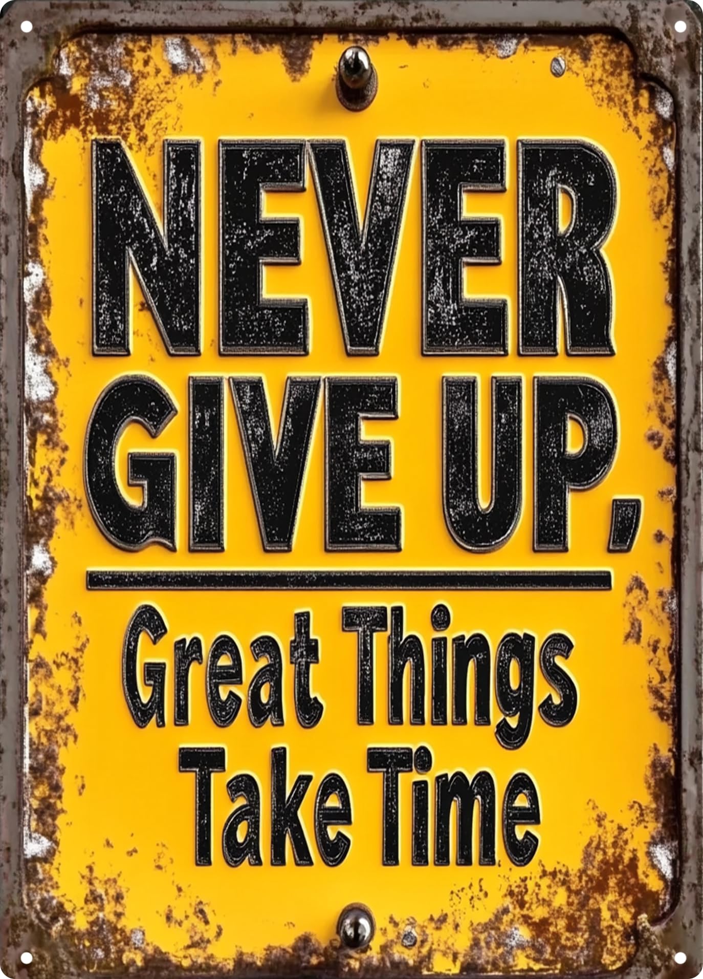 Vintage Tin BEING NORMAL IS BORING Retro Metal Sign,Suitable for home, street, shop, garage, bar, farm, garden - multi-purpose metal sign for indoor/outdoor use Plaque 8x12 Inch