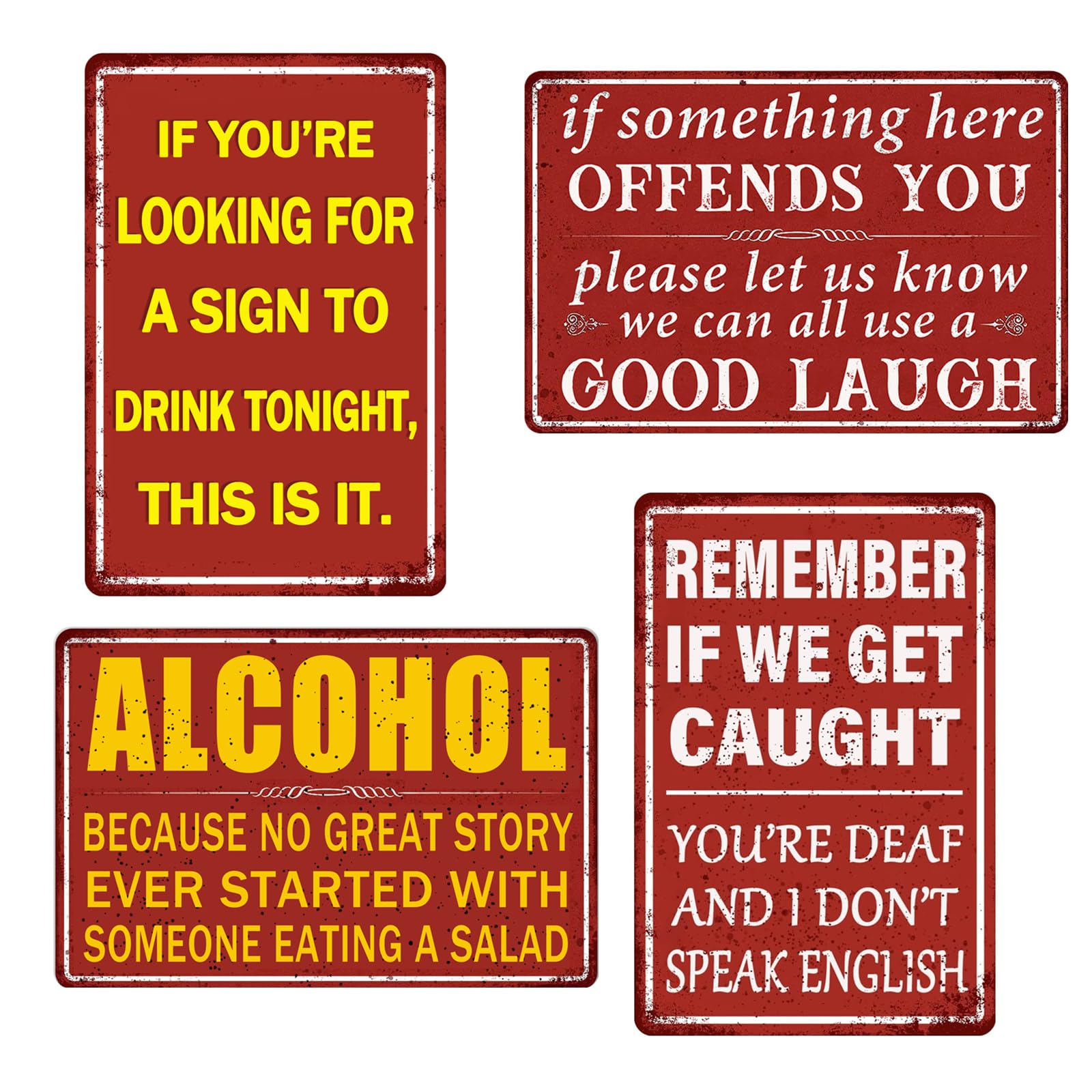 Funny Garage Signs Man Cave Decor For Men Vintage Metal Tin Sign Gifts For Man Cave No Trespassing Sign Warning Due To The Rising Cost Of Ammunition Sign Wall Decor For Home Bar 12 X 8 Inches