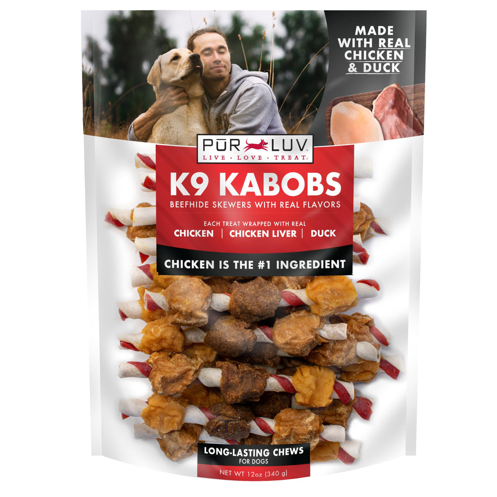 Pur Luv Chicken Jerky Dog Treats, Made with 100% Real Chicken Breast, 16 Ounces, Healthy, Easily Digestible, Long-Lasting, High Protein, Satisfies Dog's Urge to Chew