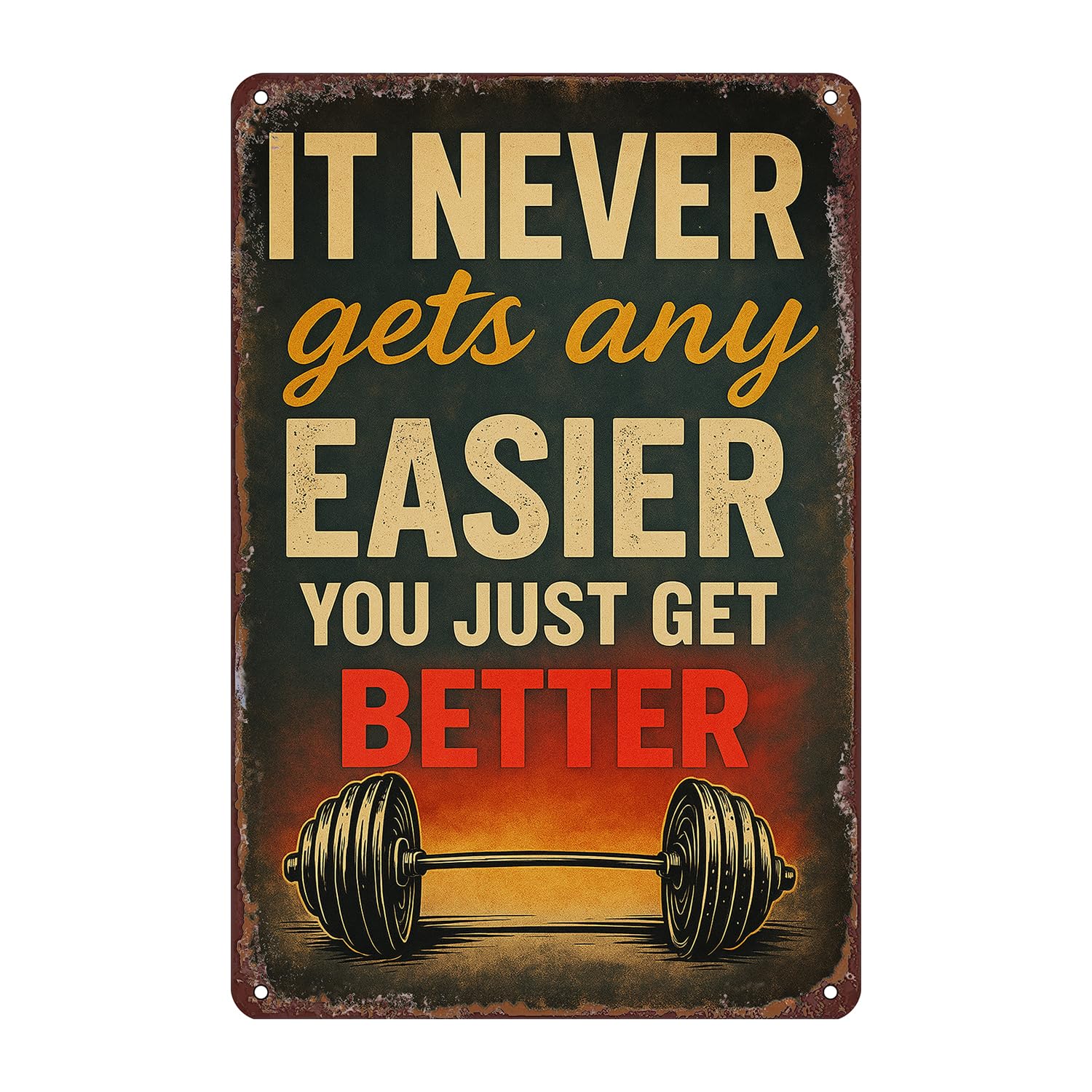 Garage Tools Tin Sign Wall Decor - 12x8 Inch Tin Vintage Industrial Wall Art for Garage, Auto Repair Shop, Workshop, Man Cave Decor Gift for Mechanics