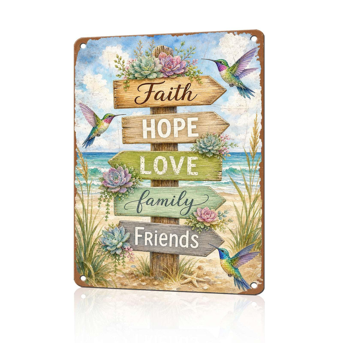 Dragonfly Metal Signs Flower Metal Decor The Best Things in Life Tin Signs Inspirational Quotes Wall Decor For Home Living Room Bedroom Cafe Kitchen Bar Farmhouse 12 * 8In