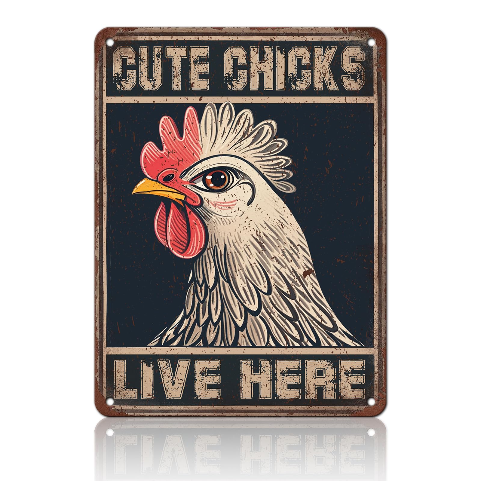 Chicken Metal Signs Rooster Kitchen Wall Decor Today I Will Pry More Worry Less Tin Sign 12x8 Inch Funny Chicken Coop Accessories Rooster Home Farm Yard Garden Decor