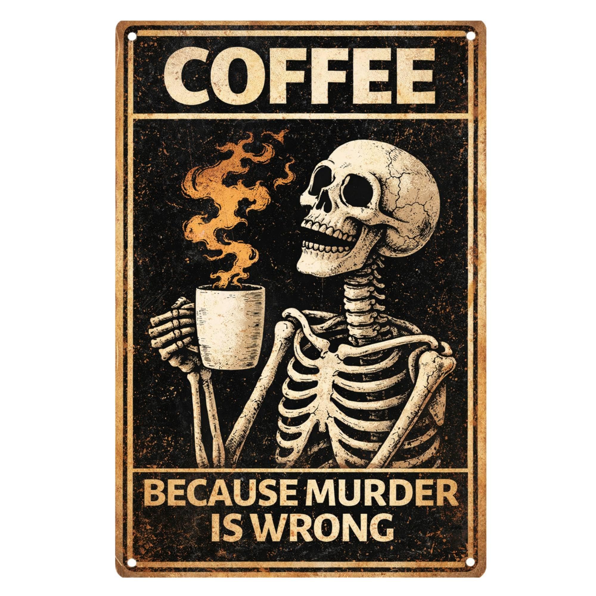 Vintage Historic Places Metal Sign - Retro National Register Style Tin Wall Art for Office Library Home Decor 8x12 Inch