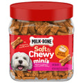 Milk-Bone Soft & Chewy Dog Treats, Made with Real Beef & Filet Mignon, 25 Ounce Canister