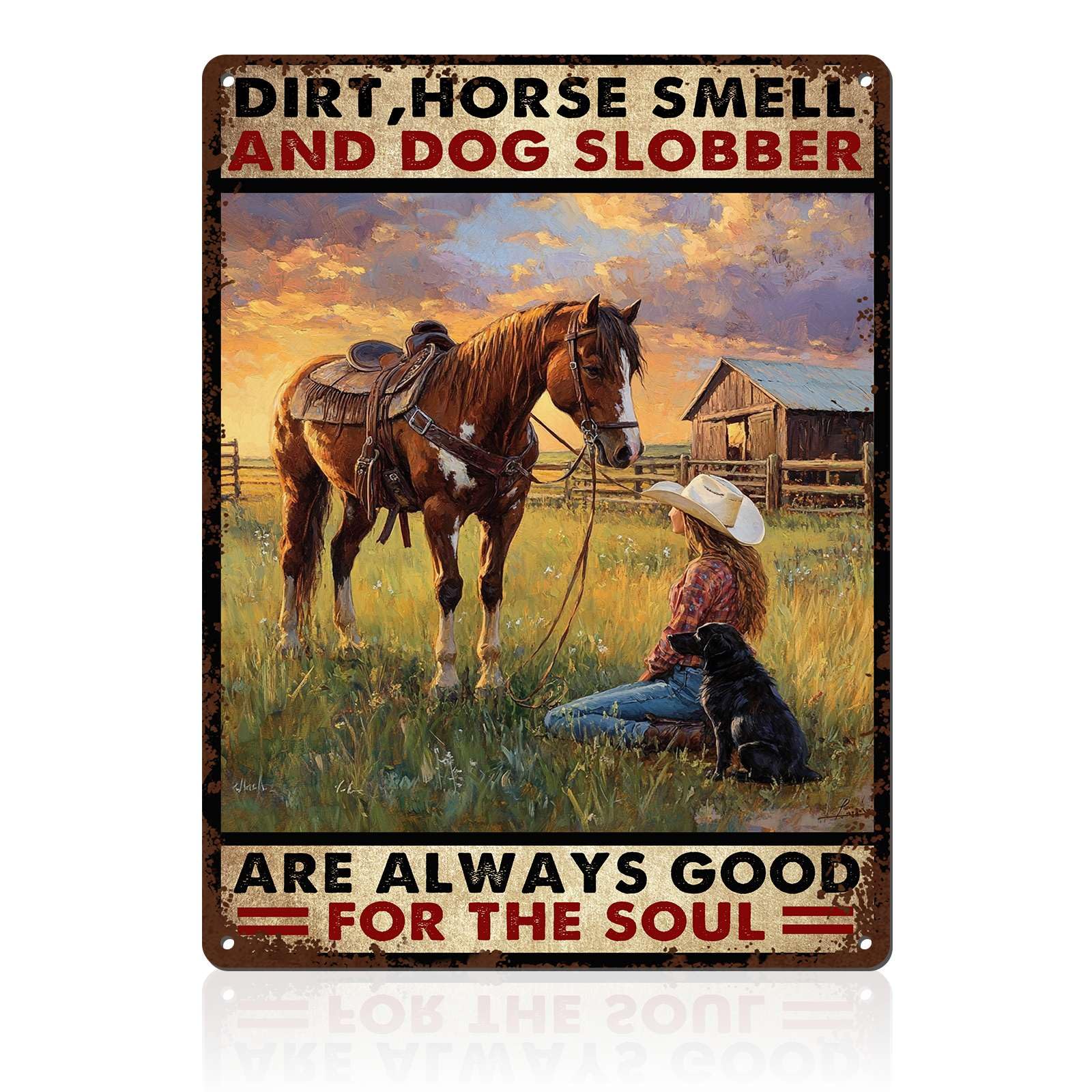 Western Wanted Tin Sign Vintage Metal Poster Rustic Wall Decor Cowgirl Pin Up Art Retro Iron Painting 8x12inch