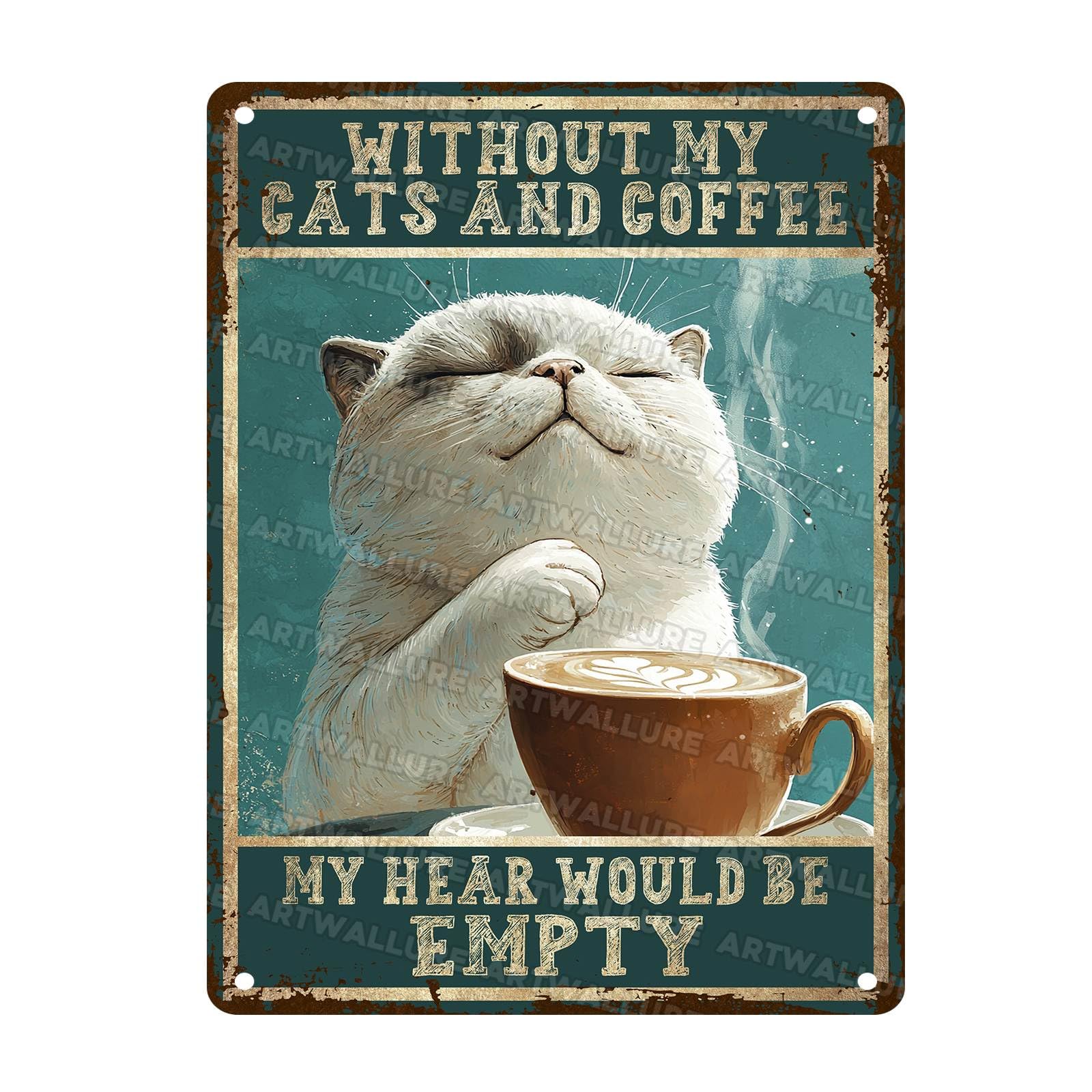 Woman Coffee Vintage Metal Tin Sign Drink Coffee Do Stupid Things Tin Sign for Home Office Decor 8x12Inch