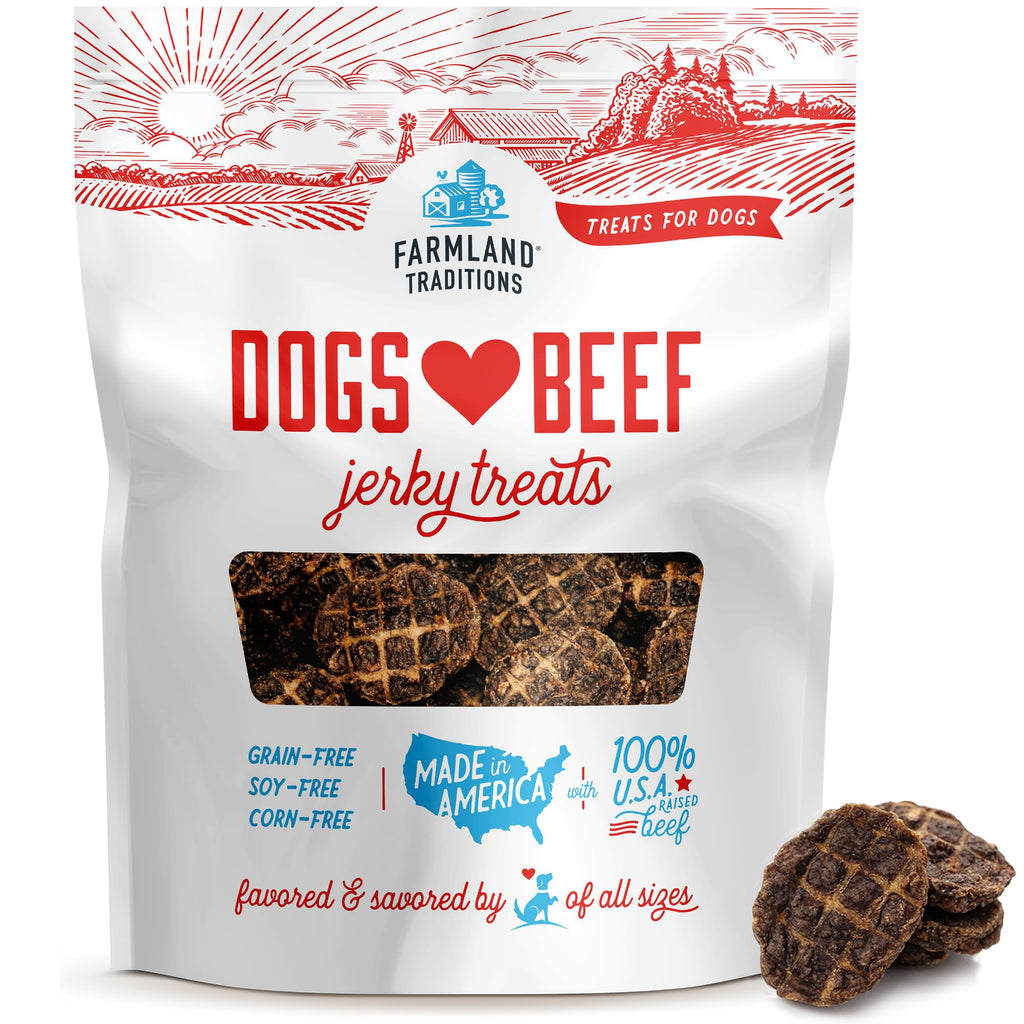 Farmland Traditions Filler Free Dogs Love Chicken Premium Jerky Treats for Dogs, 3 lb. Bag