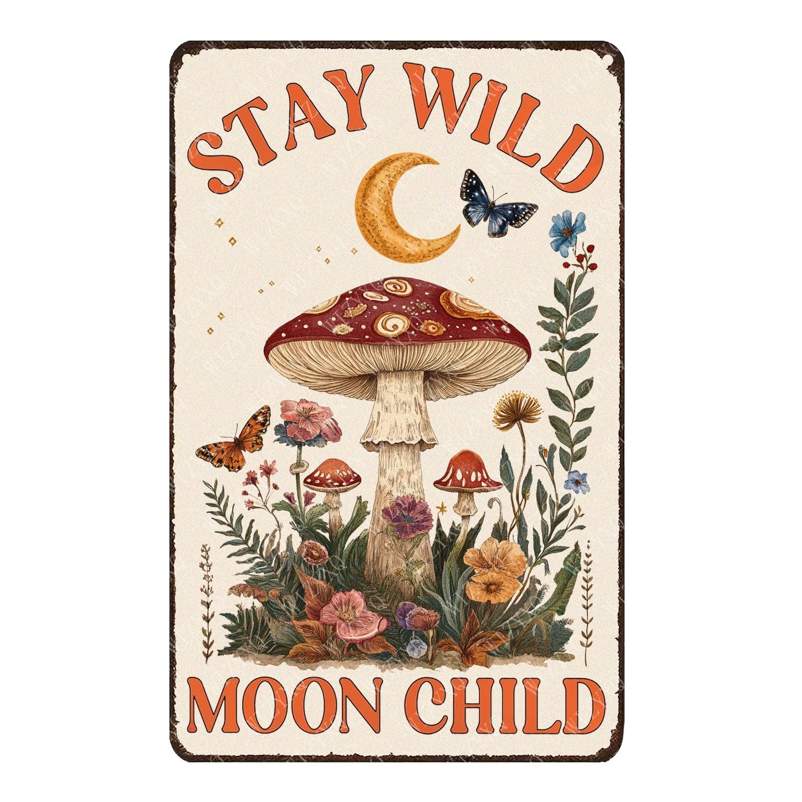 Vintage Metal Sign What If I Fall Oh But My Darling What If You Fly Tin Sign Funny Walll Decor for Bar Kitchen Pubs Cafe Home Garage 12×8 Inch