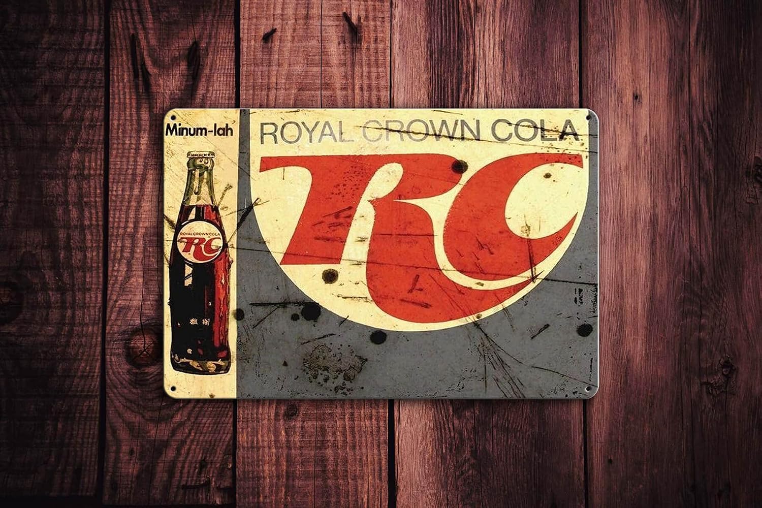Metal Tin Signs Royal Crown RC Cola Soda Pop Ad Vintage Retro Store Wall Decor 8 x 12 inches