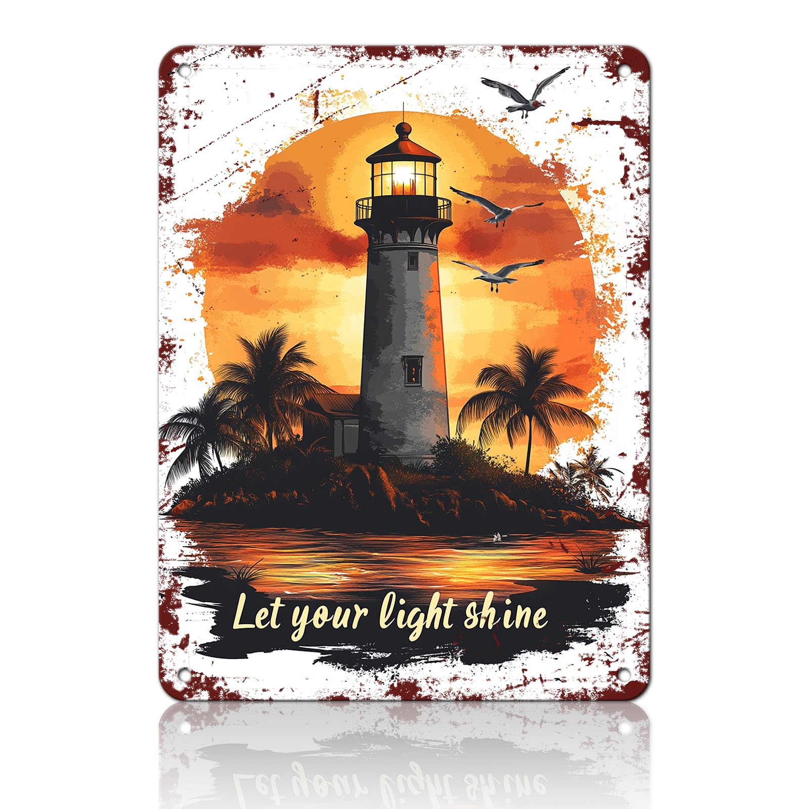 Beach Metal Sign Some Girls Are Just Born With The Beach In Their Souls Tin Sign Home Bar Pub 8x12 Inch Wall Decor