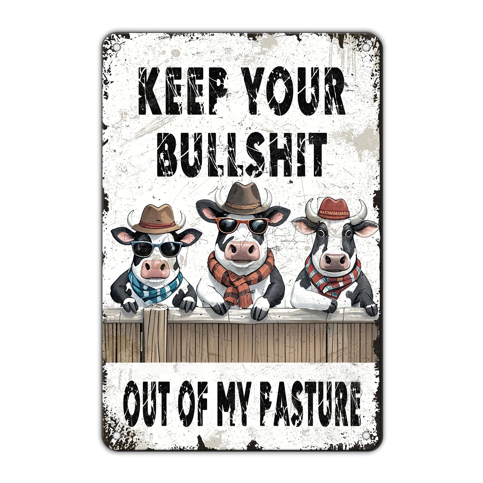 Funny Don'T Expect Me Normal Metal Tin Sign 12x8 Inch Horse Tin Sign Don'T Expect Me Normal Horse Poster Home Kitchen Garden Bar Restaurant Coffee Are Wall Decor