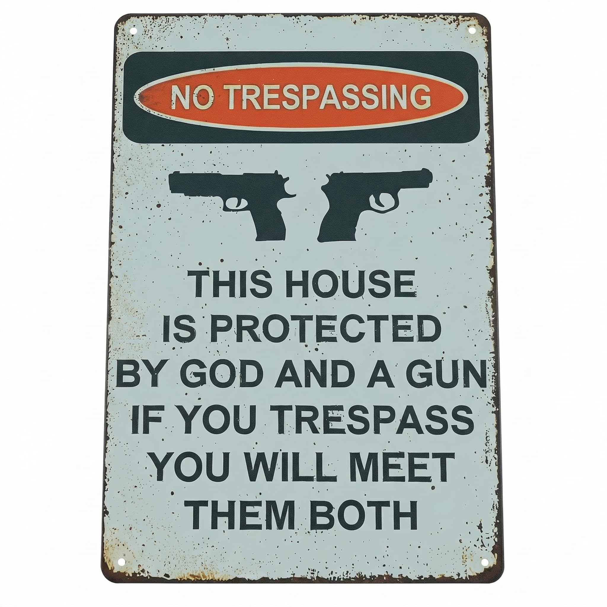 Vintage Metal Sign for Man Cave 12x8 Inch Aluminum - Retro Tin Signs for Man Cave Decor, Funny Wall Art for Garage Gifts for Him