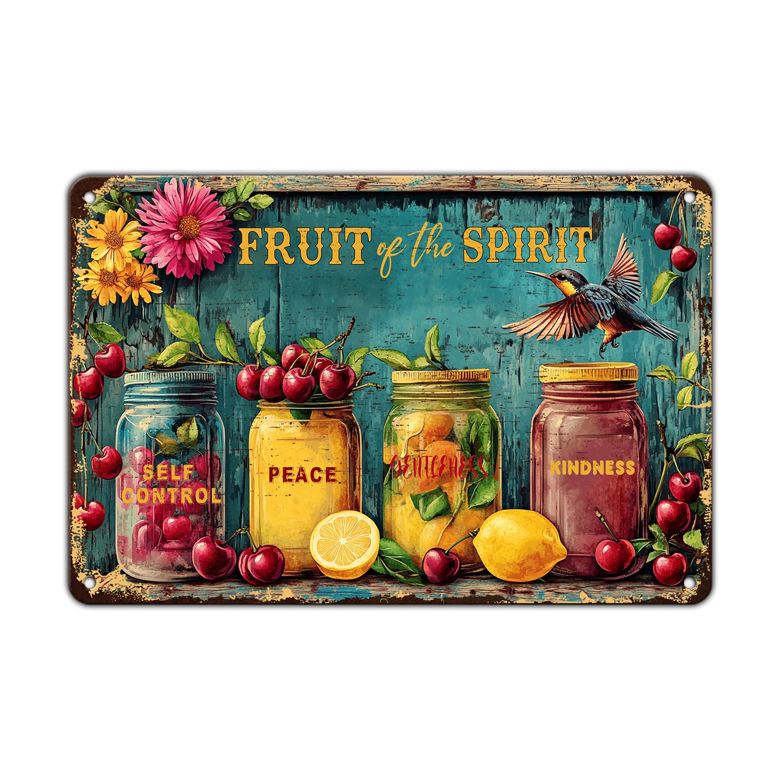 Dad's BBQ Metal Tin Sign BBQ Retro Metal Tin Sign Home Kitchen Wall Decor 12x8 Inch Funny Plaque