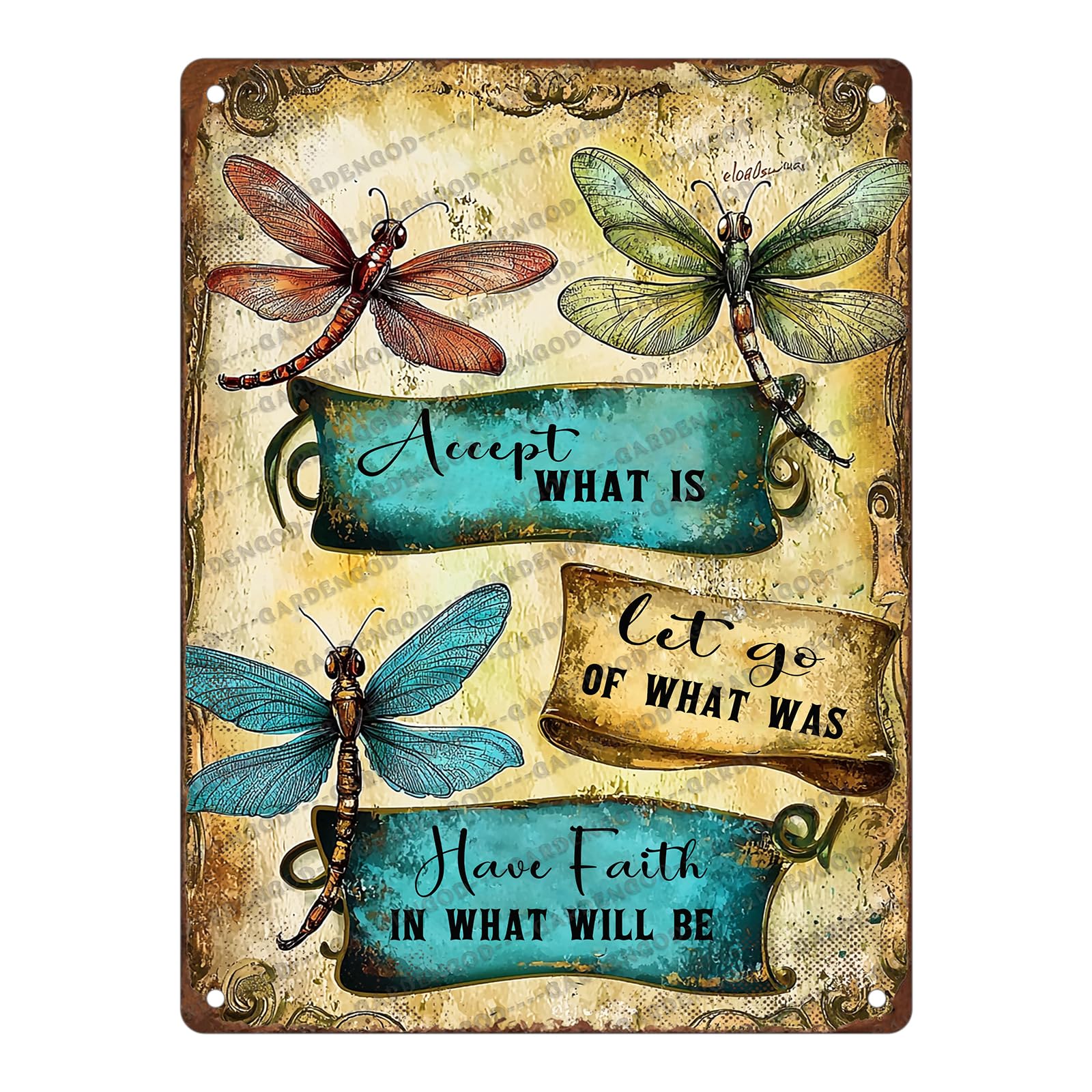 Mermaid Tin Sign And I Think To Myself What A Wonderful World Poster Home Decor Funny Home Decor Cave Bar Wall Decor 12x8 Inch