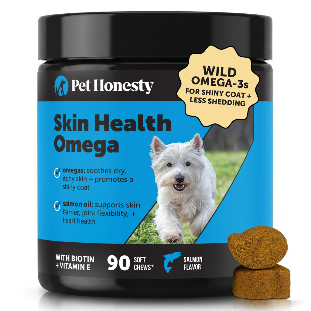 Wild Alaskan Salmon Oil for Dogs + Cats - 100% Pure Natural Omega 3 Fish Oil Supplement for Pet Skin, Coat Health, Allergy Itch Relief, EPA DHA Fatty Acids for Dog Joint Support, Heart Wellness (8 oz)