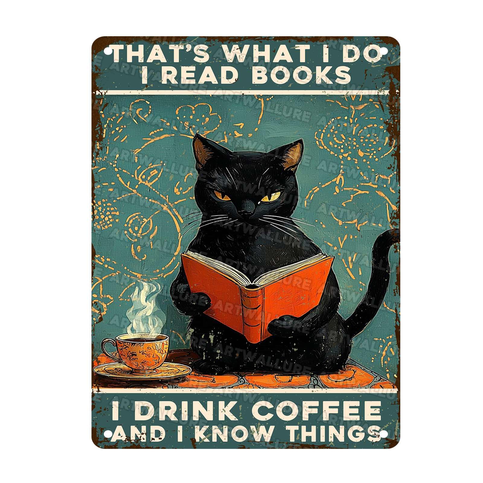 Woman Coffee Vintage Metal Tin Sign Drink Coffee Do Stupid Things Tin Sign for Home Office Decor 8x12Inch