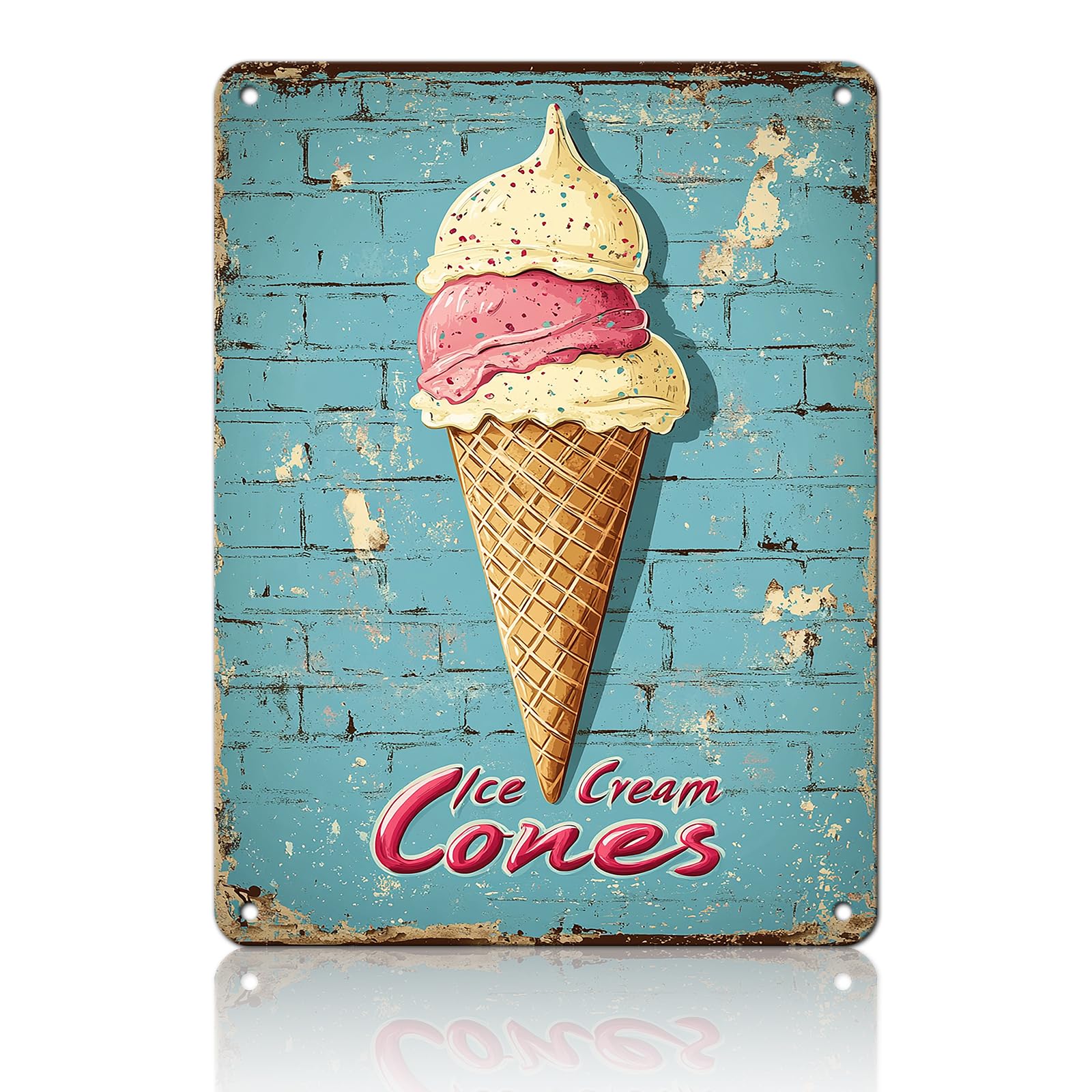 Dad's BBQ Metal Tin Sign BBQ Retro Metal Tin Sign Home Kitchen Wall Decor 12x8 Inch Funny Plaque