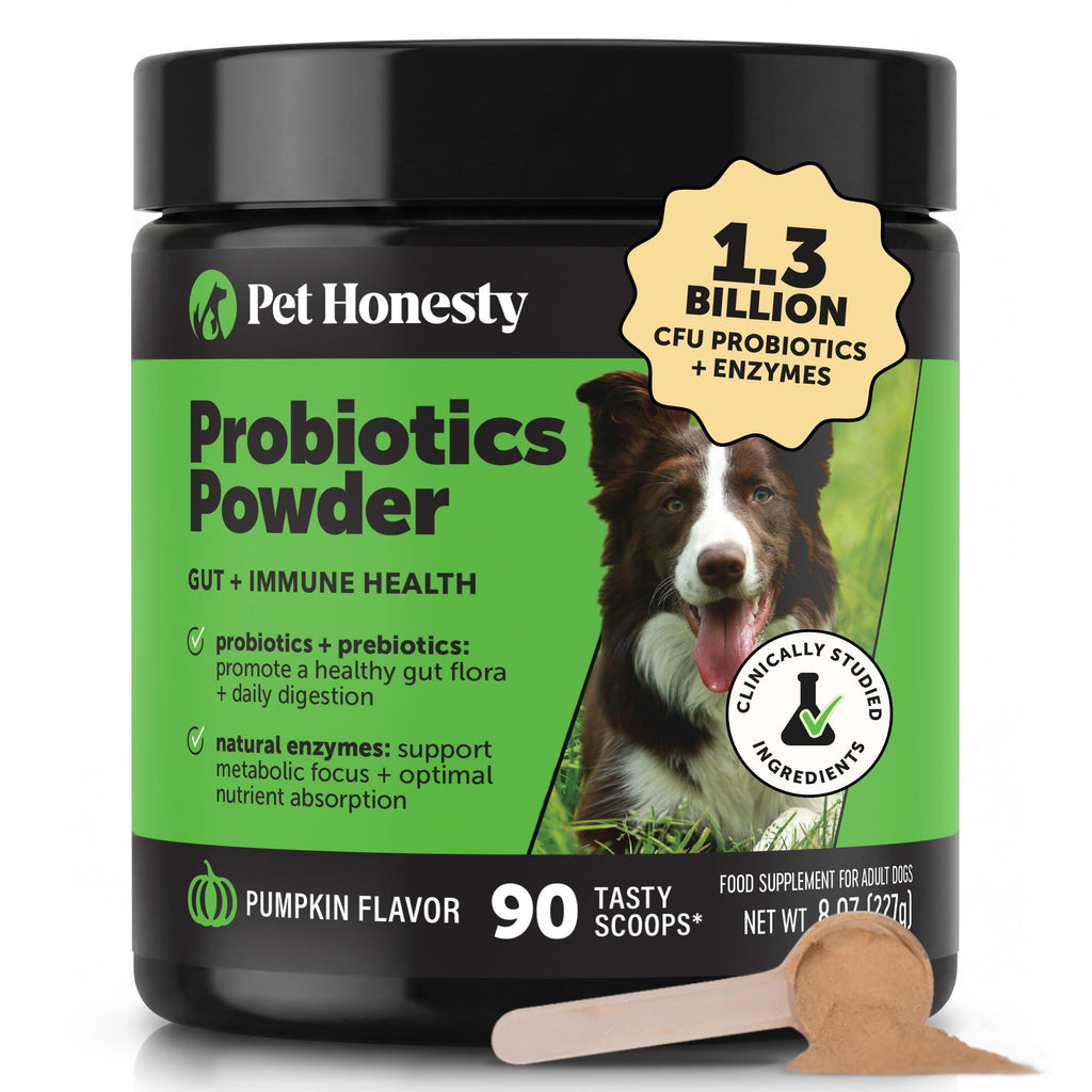 6 Billion CFU Dog Probiotics with Prebiotics, Digestive Enzymes, & Fiber - Relief for Occasional Diarrhea, Gas, Bloating & Itchy Skin - Daily Gut Health & Immune Support for All Dogs (Duck, 90 Ct)