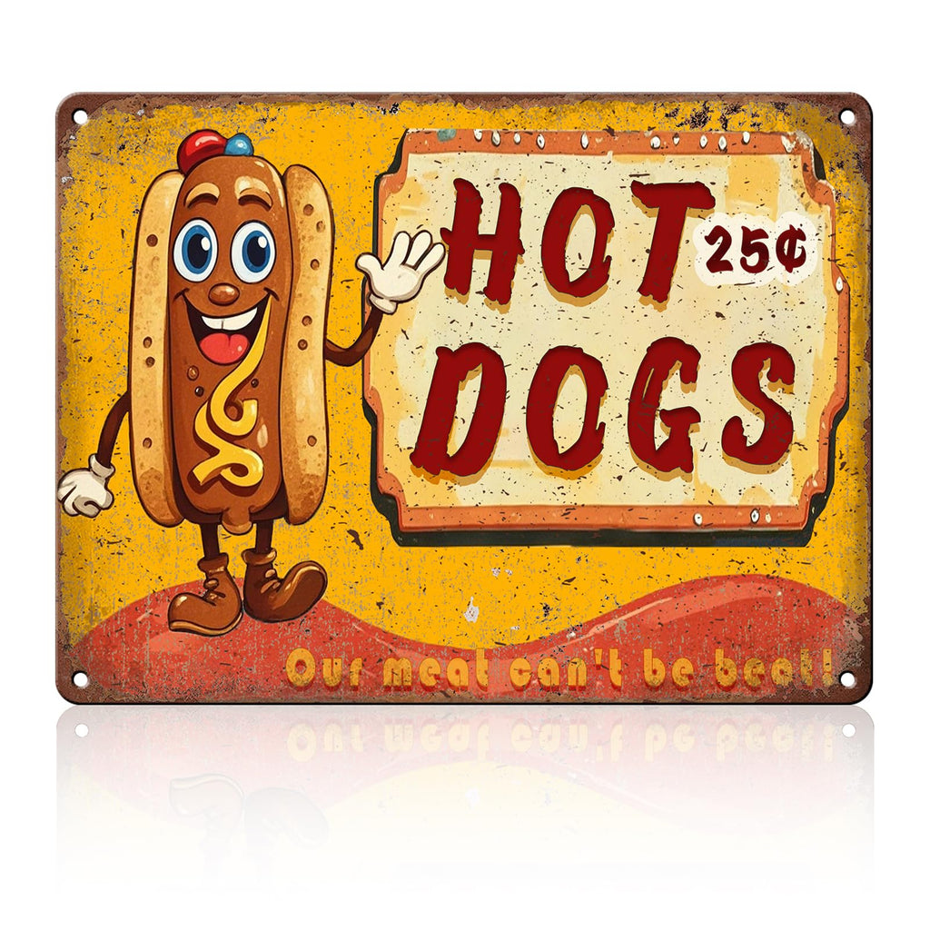 Dad's BBQ Metal Tin Sign BBQ Retro Metal Tin Sign Home Kitchen Wall Decor 12x8 Inch Funny Plaque
