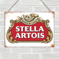 Stella Artois Metal Wall Sign Plaque Beer Vintage Retro Bar Pub Man Cave Garage Vintage Metal Sign Plaque Poster 8X12 Inches