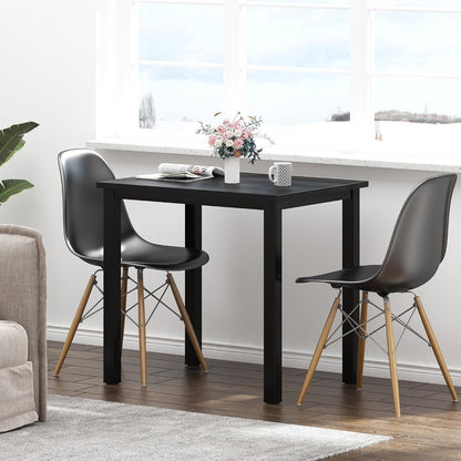 Need Dining Table Small Computer Desk for Home&Office- 31.5" Length Small Writing Desk Gaming Desk Students Laptop Use, Black Desktop & Black Frame AC3CB(80 * 60)