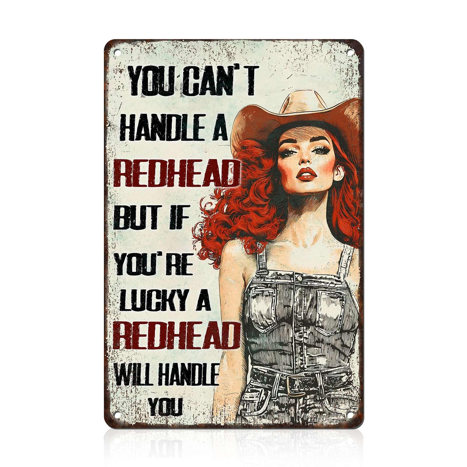 Western Wanted Tin Sign Vintage Metal Poster Rustic Wall Decor Cowgirl Pin Up Art Retro Iron Painting 8x12inch