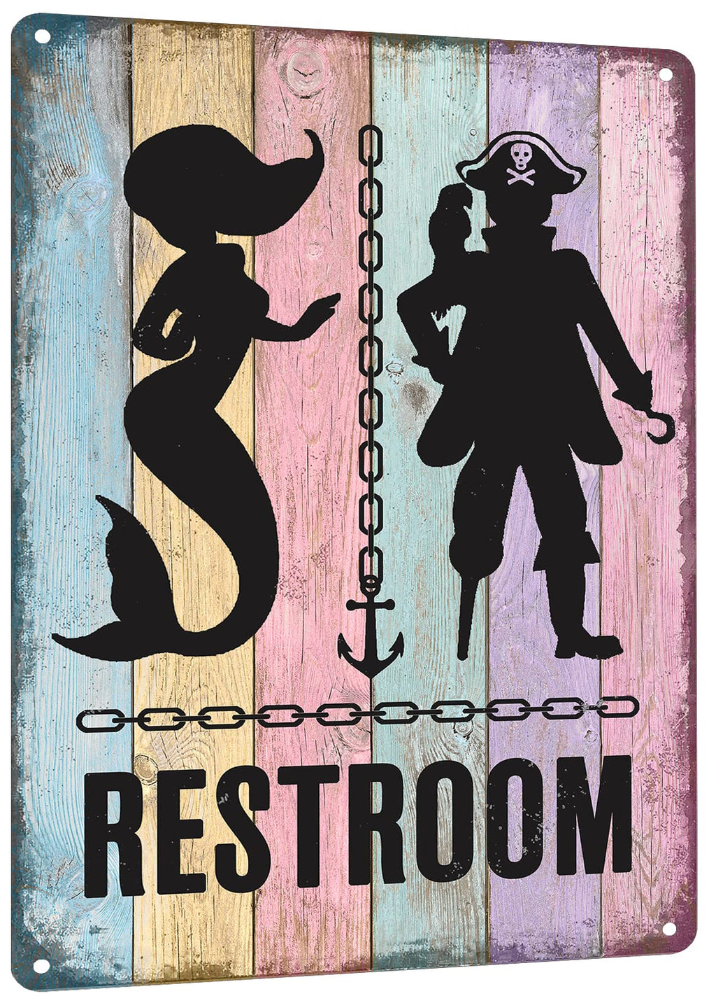 HYBLOM Funny Bathroom Artwork for Wall Art Decor Your Butt Napkins My Lady Black Cat Metal Tin Sign 12x8 Inches